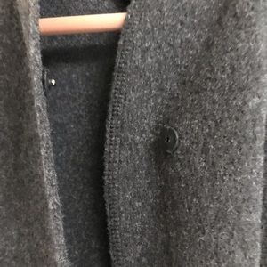 Eileen Fisher coat. soft 100% wool. Fits like a M. Shoulder to hem 49”.